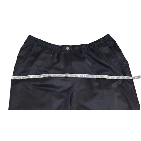 Alia Elegant Black Polyester Dress Work Pants Slip On Women Size 18W - Picture 8 of 12